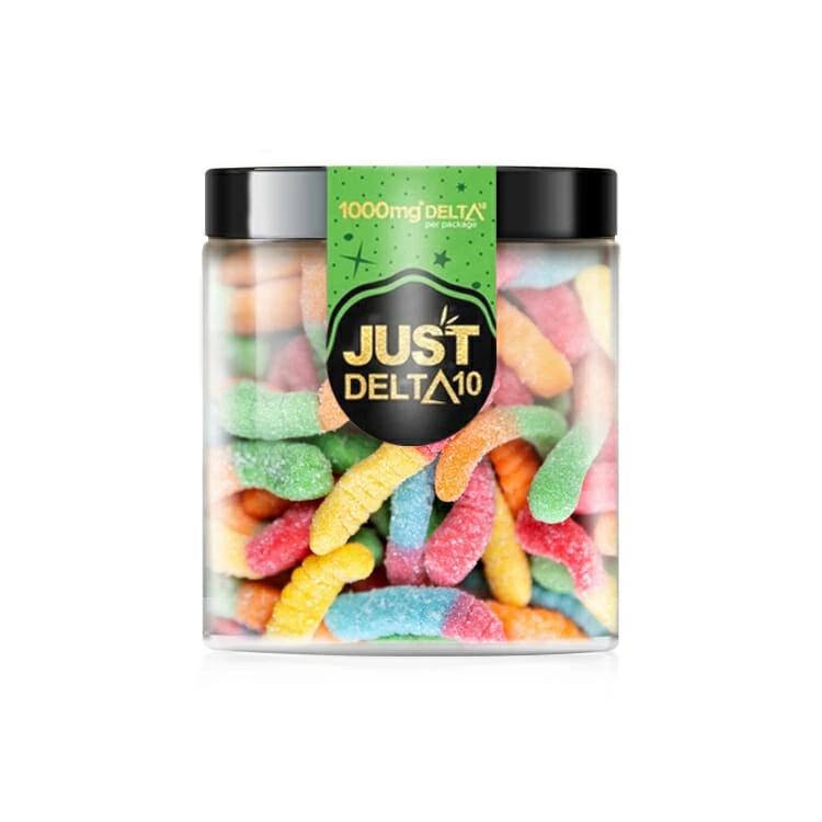 Delta-10 Gummies: Sour Worms (250mg)