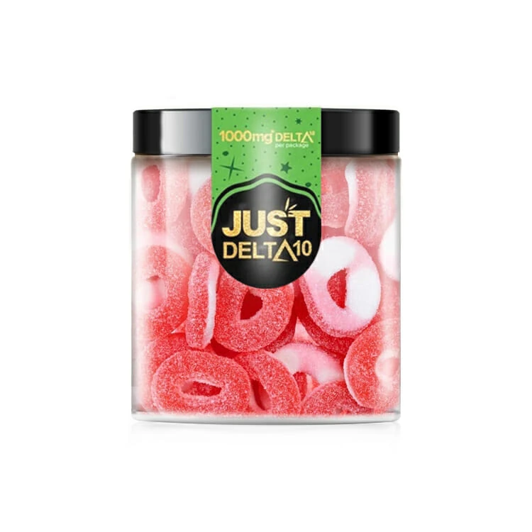 Delta-10 Gummies: Watermelon Rings (250mg)